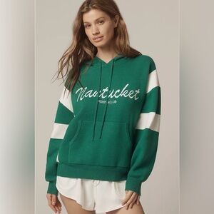 Anthropologie Daily Practice Knit Hooded Sweatshirt